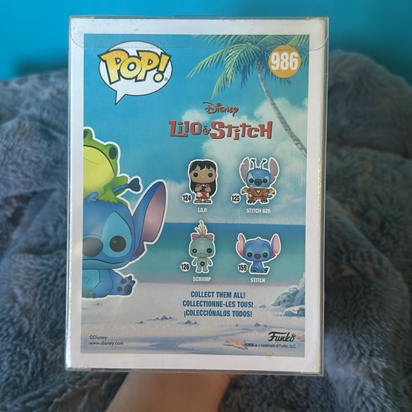 FYE Exclusive Stitch with frog Funko Pop - Picture 2 of 2